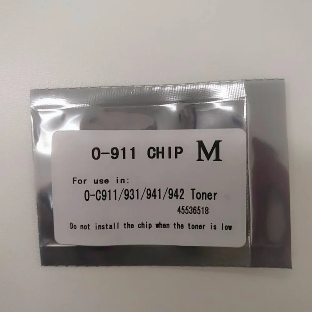38K Cartridge toner chip replace Compatible for OKI C911 C931 C941 printer 45536520 45536519 45536518 45536517 | Компьютеры и офис