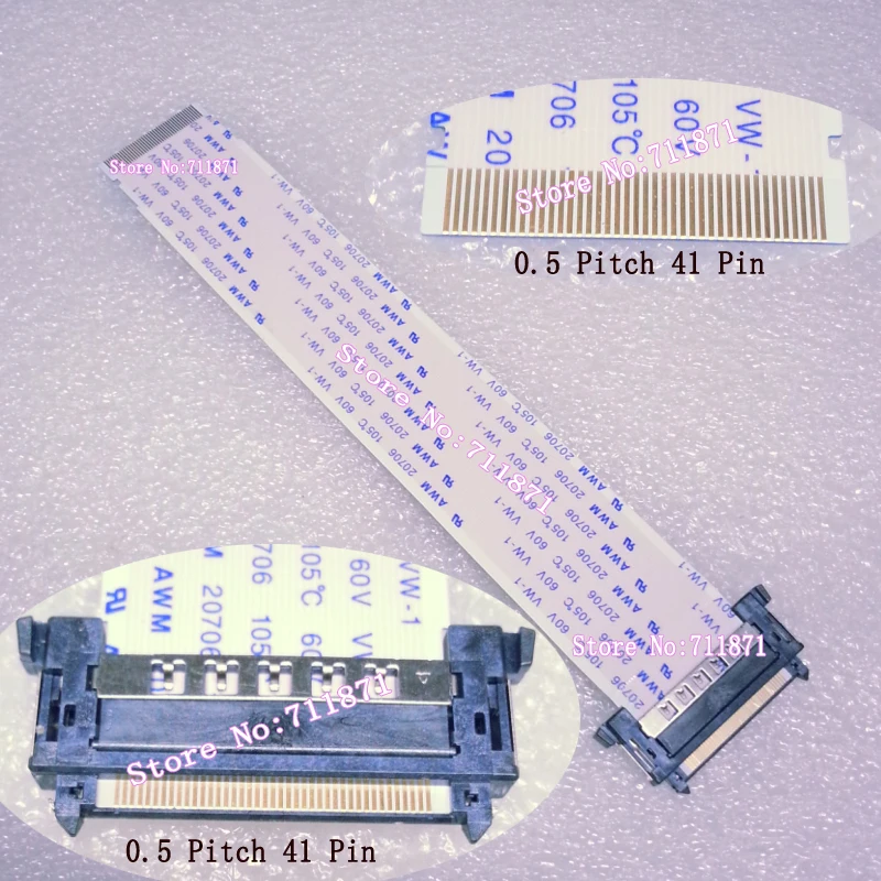 FFC FPC 41P UltraHD TV Cable Line 0.5 Pitch type A 41Pin Ultra HDTV Flexible Flat Cable 41P