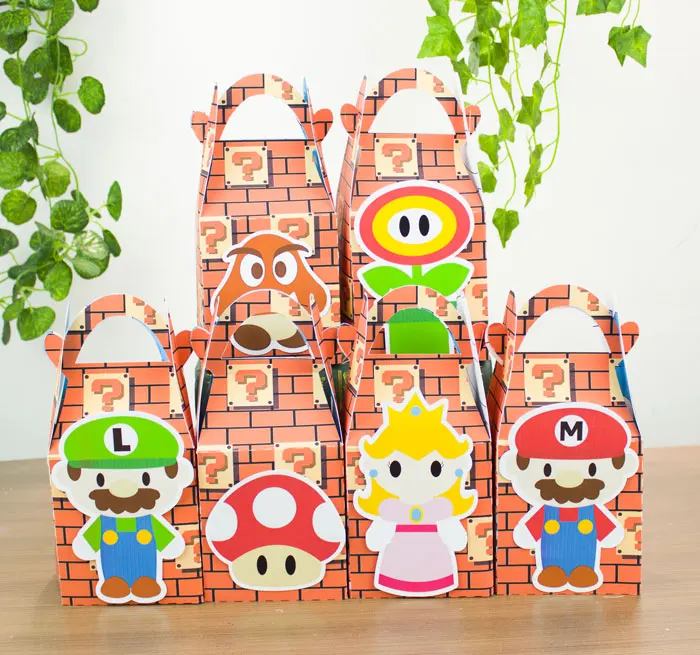 Mario Bros Favor Box Candy Box Gift Box Cupcake Box Boy Kids Birthday Party Supplies Decoration Event Party Supplies Mario Bros Favor Box Candy Box Gift Box Cupcake Box Boy Kids Birthday Party Supplies Decoration Event Party Supplies