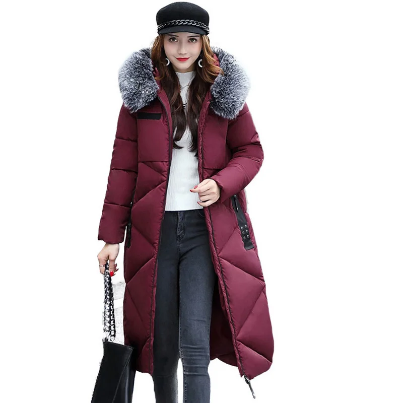 Plus Femmes Chaud Noir Femelle Épaississent À D'hiver Col Longue Survêtement Fourrure De Green Capuchon La Manteaux Taille Veste Neige bourgogne gris Manteau Artificielle Qh0653 Parka Grand army qAx7Bw5wT