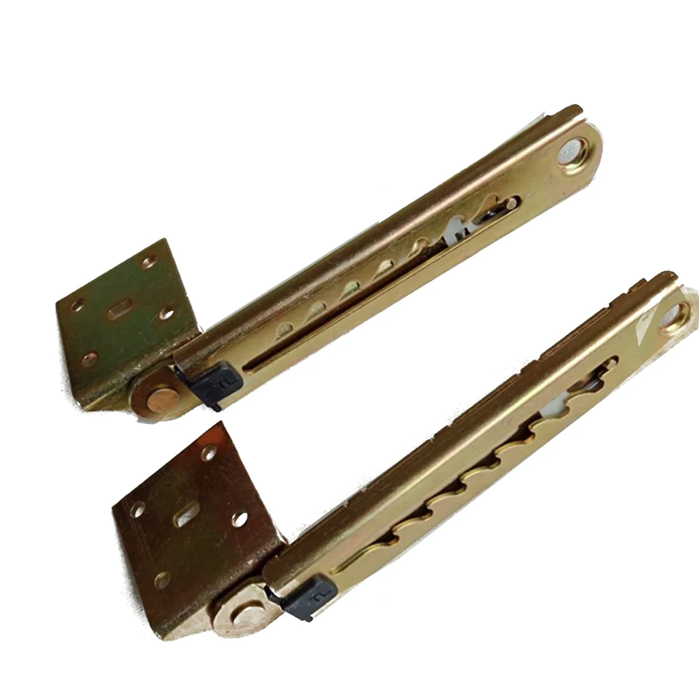 

1Pair Accessories Durable Adjustable Lifting Rod Practical 7 Gear Hardware Home Desk With Bracket Headrest Sofa Angle Hinge Bed