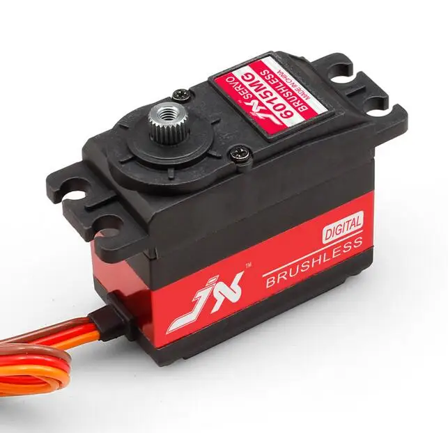 

JX BLS-6015MG 15KG High Precision Metal Gear Brushless Digital Standard Servo