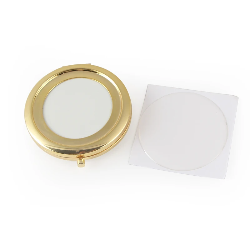 Hollow Light Gold Compact Mirror18410-3 (2)
