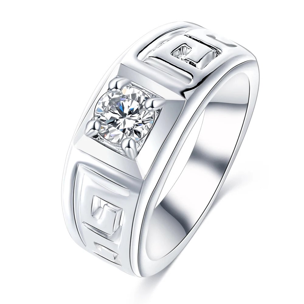 freeshipping online shopping india hot selling rings for men white gold plated letter g hollow cz diamond ring anelli cri0407 b - Sell Wedding Ring freeshipping online shopping india hot selling rings for men white gold plated letter g hollow cz diamond ring anelli cri0407 b - Sell Wedding Ring