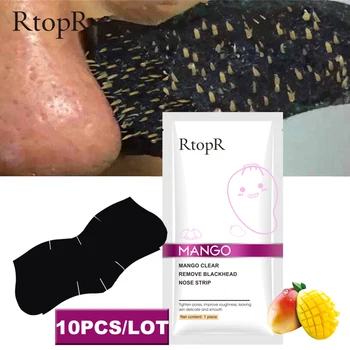

RtopR Blackhead Remover Nose Mask Pore Strip Mask Peeling Acne Treatment Deep Cleansing Face Mask Oil Control Skin Care TSLM2