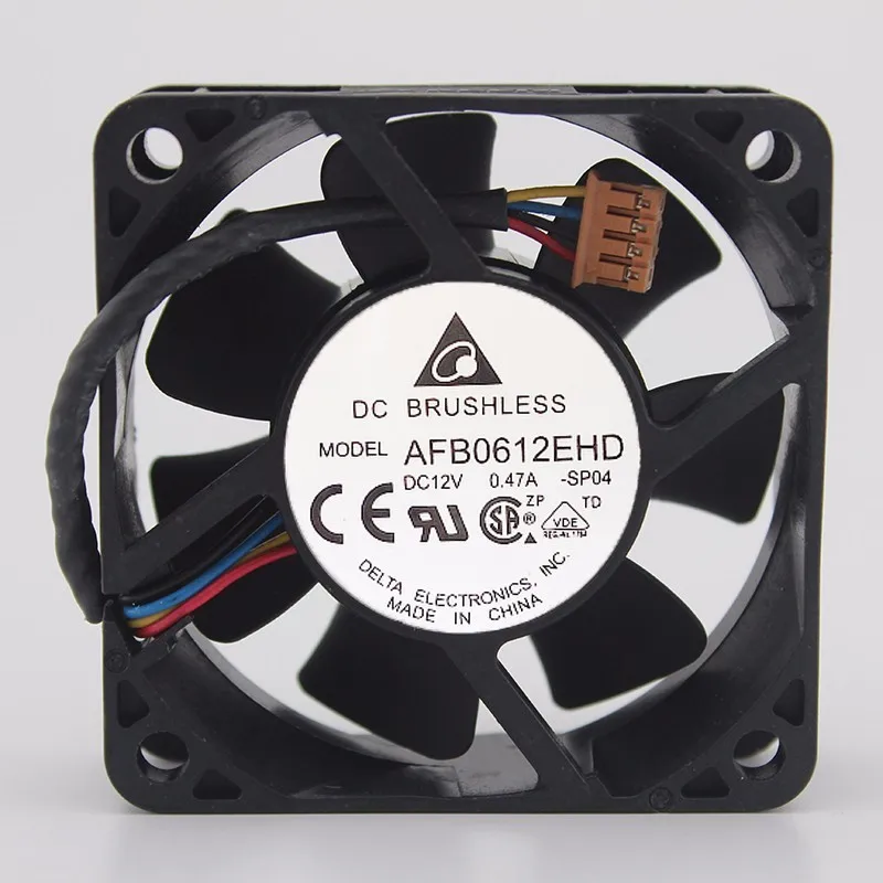 Wholesale Delta 6020 AFB0612EHD DC 12V 0.47A 60*60*20MM 6CM 4-line Double Ball Power Mute Cooling Fan | Компьютеры и офис