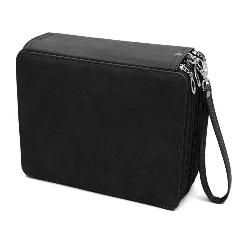

Quality 168 Slots Super Large Capacity Pen Bag with Zipper Strap for Prismacolor Watercolor Pencils, Crayola Colored Pencils,