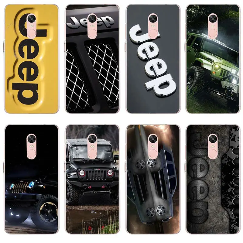 

Soft Phone Cases TPU Silicon for Xiaomi Redmi Mi Note 2 3S 4X 4A 6 5 5S 5A 8 A1 Pro Plus Max Shell Coque Jeeps Car Logo
