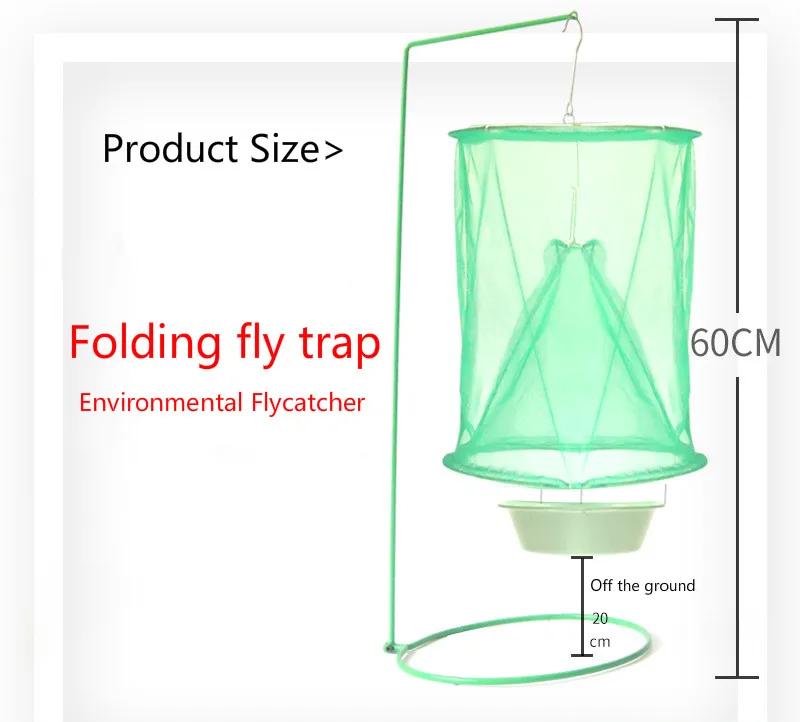 Горячая Распродажа, многоразовые Висячие мухи-ловушки, мухи-ловушки, Zapper, сетчатое ограждение, ловушка для сада, дома, двора