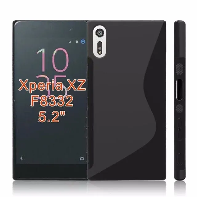 200pc S Line Форма ТПУ Силиконовые чехлы для смартфонов Sony Xperia C6/Xperia XZ/Xperia X compact/Xperia XA
