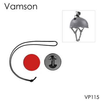 

Vamson for Gopro Hero 7 6 5 4 3 Tether Strap with Sticker Adhesive Pad Extra protection for Xiaomi for Go Pro Accessories VP115