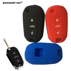 Силиконовый каучук автомобильные ключ чехол для peugeot 508 301 2008 3008 408 Citroen C4 кактус C5 C3 C4L ключ чехол Брелок для ключей в виде ракушки