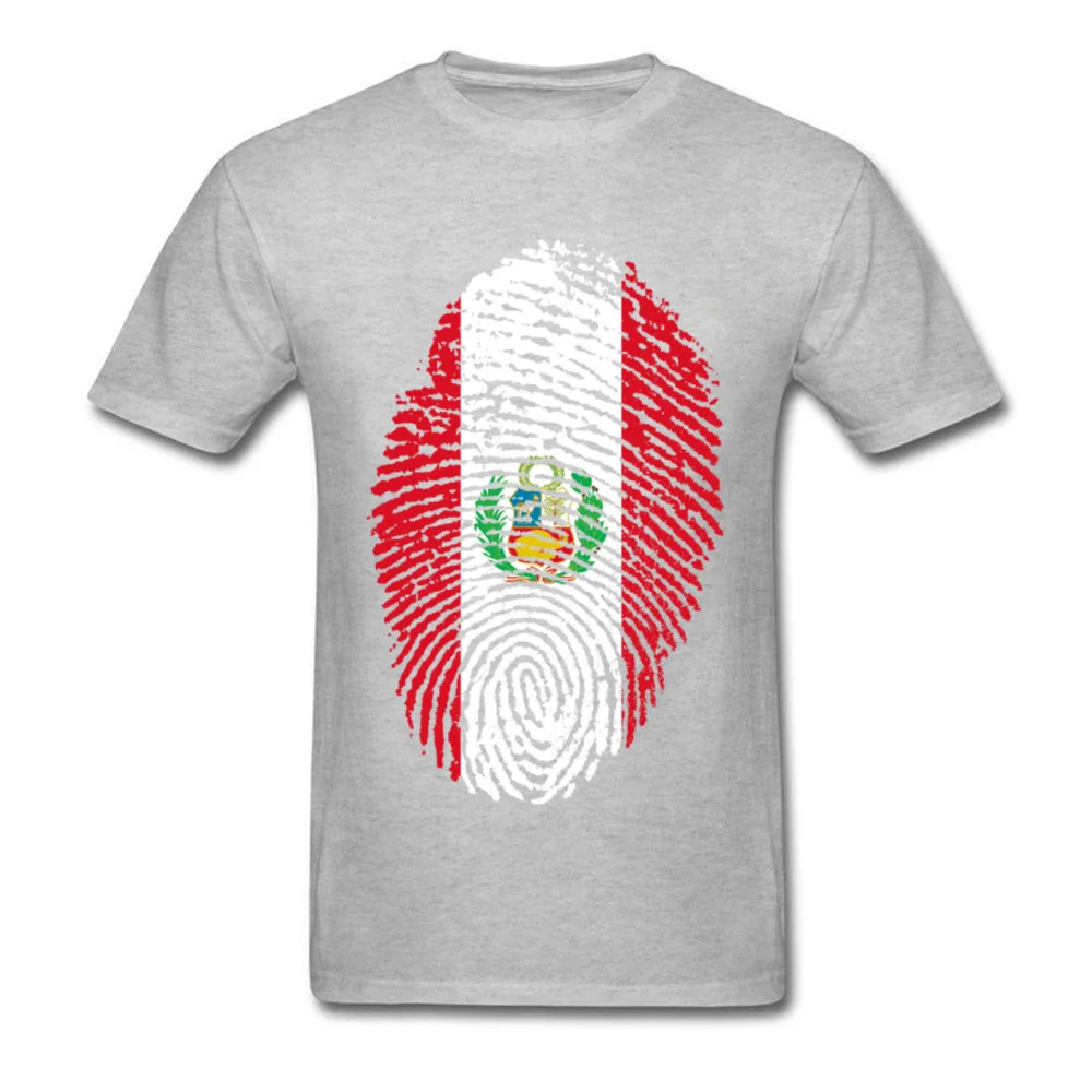 Peru Flag Fingerprint_grey