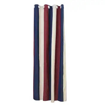 

Blackout Curtains for Living Room Hotel European Simple Striped Valance Design Window Drape Embroidered Tulle Beaded E5M1