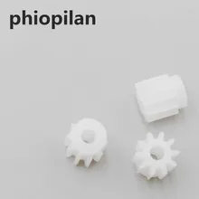 PHIOPILAN 0,5 modulus 10 T 10-2a 10 зубов плоский головной убор диафрагма 1,95 мм Автомобильная коробка передач пластиковая Шестерня мотора плотно с 2 мм