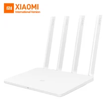 Últimas original xiaomi router 3 128g rom procesador mt7620a soporte para windows android ios wifi inalámbrico 2.4 ghz/5 ghz control de app