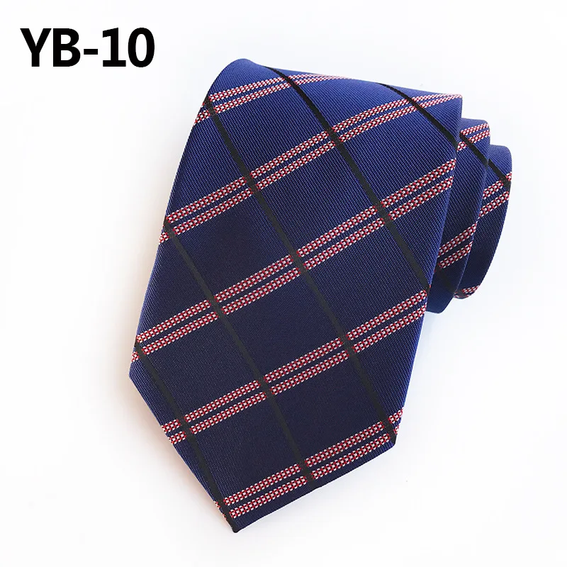 Мужские галстуки, британский стиль, клетчатый галстук, модный мужской роскошный галстук, аксессуары, подарки для мужчин