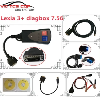 

3pcs ship free quality excellent pp 2000 lexia3 with LED cable ! newest V7.56 lexia 3 pp2000 lexia3 diagbox