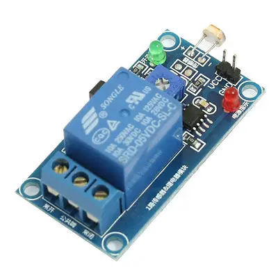 

10A 250VAC/ 30VDC Relay Photo Resistor Sensor Module 1 Channel