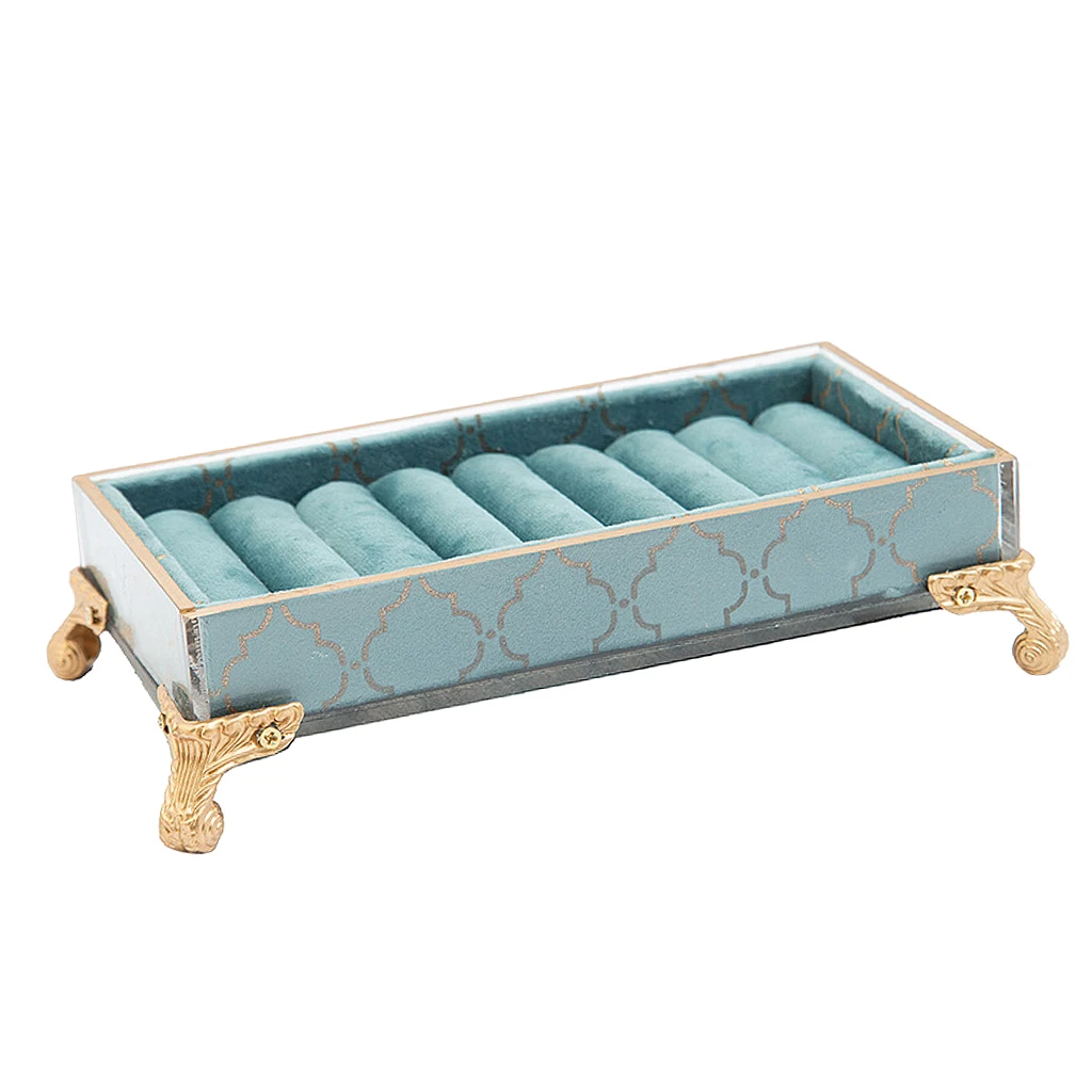  European Style Velvet Jewelry Display Stand for Bracelet Ring Storage Case Home Decoration jewelry 