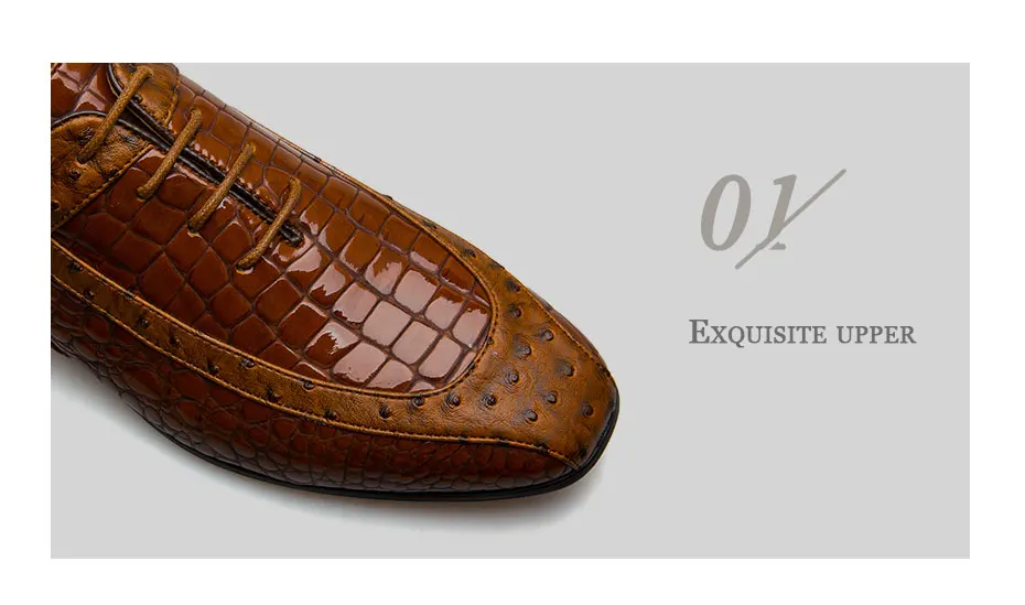 MeiJiaNa/модные мужские туфли в итальянском стиле; роскошные мужские туфли-оксфорды из коричневой кожи с резным носком; мужские туфли в деловом стиле