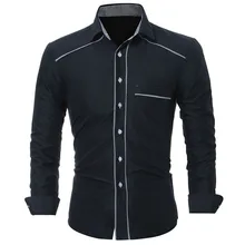 Новинка года; модная весенне-осенняя деловая клетчатая хлопковая рубашка с длинными рукавами; повседневные рубашки; chemise homme camisa social masculina