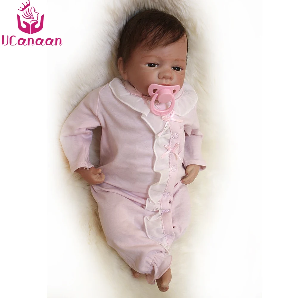 UCanaan/18 дюйм(ов) ов) Baby Alive Reborn кукла силиконовая Младенцы рожденные ручной работы