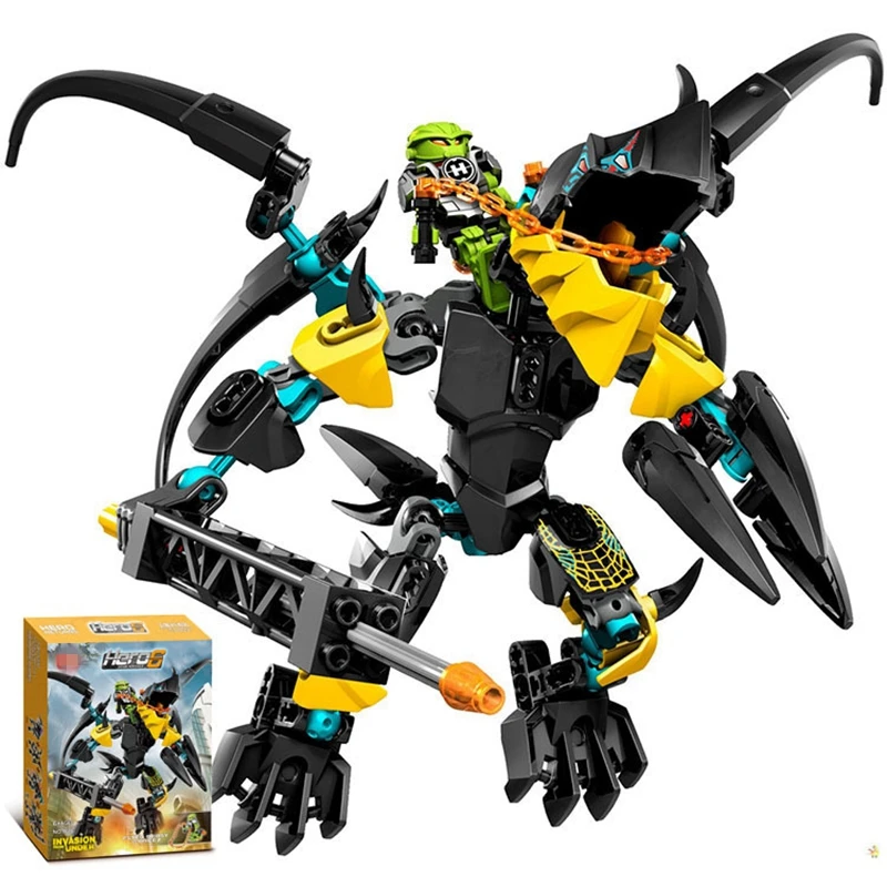 Hero factory 6 0 Серия робот Bionicle строительные блоки экшн-фигурка совместимая с Legoes bionicle