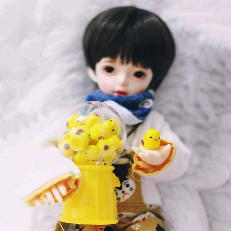 

Cateleya Doll accessories 1/3 1/4 1/6 1/8 size doll photo props Candy Capsule Machine Really can come out the chicken