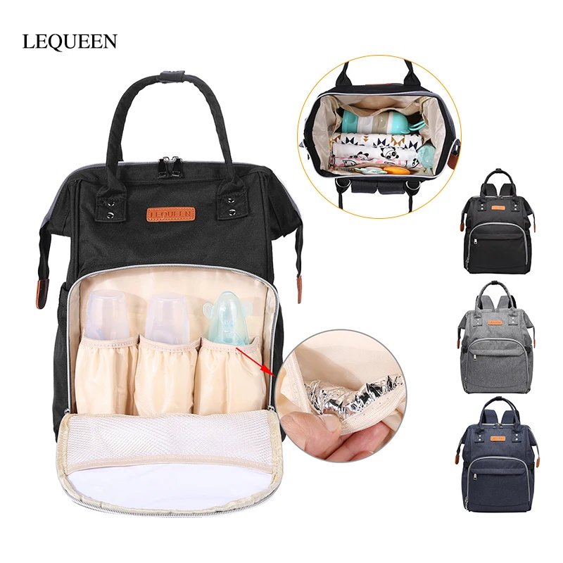 Fashion Mummy Maternity Nappy Bag Diaper Bag Large Capacity Travel Storage bag Prtable Nursing ...