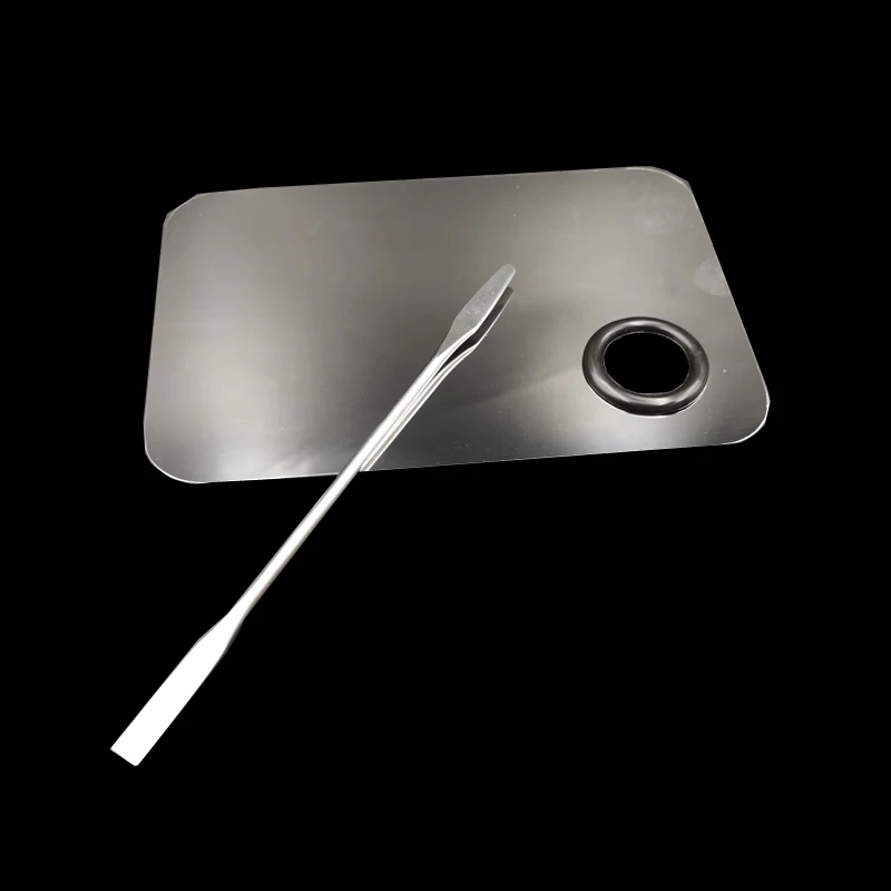 8 Тип набор для профессионального макияжа Набор паллетка для ногтей основа, смешивание палитра+ лопатка разных форм ногтей инструмент