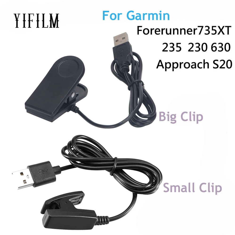 For Garmin Forerunner 735XT 235 230 630 Approach S20 Smart Watch USB