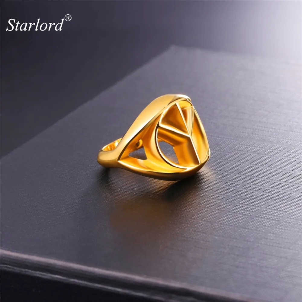 Starlord Peace Sign Ring Never Fade Stainless Steel/Gold/Silver Symbol For Men/Women Jewelry Gift GR2639 | Украшения и аксессуары