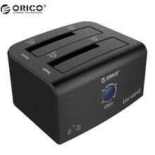 ORICO 2.5 & 3.5 inch USB3.0 & eSATA External Hard Drive Dock with 1 to 1 Clone Hdd Docking Station – Black( 8628SUS3-C)