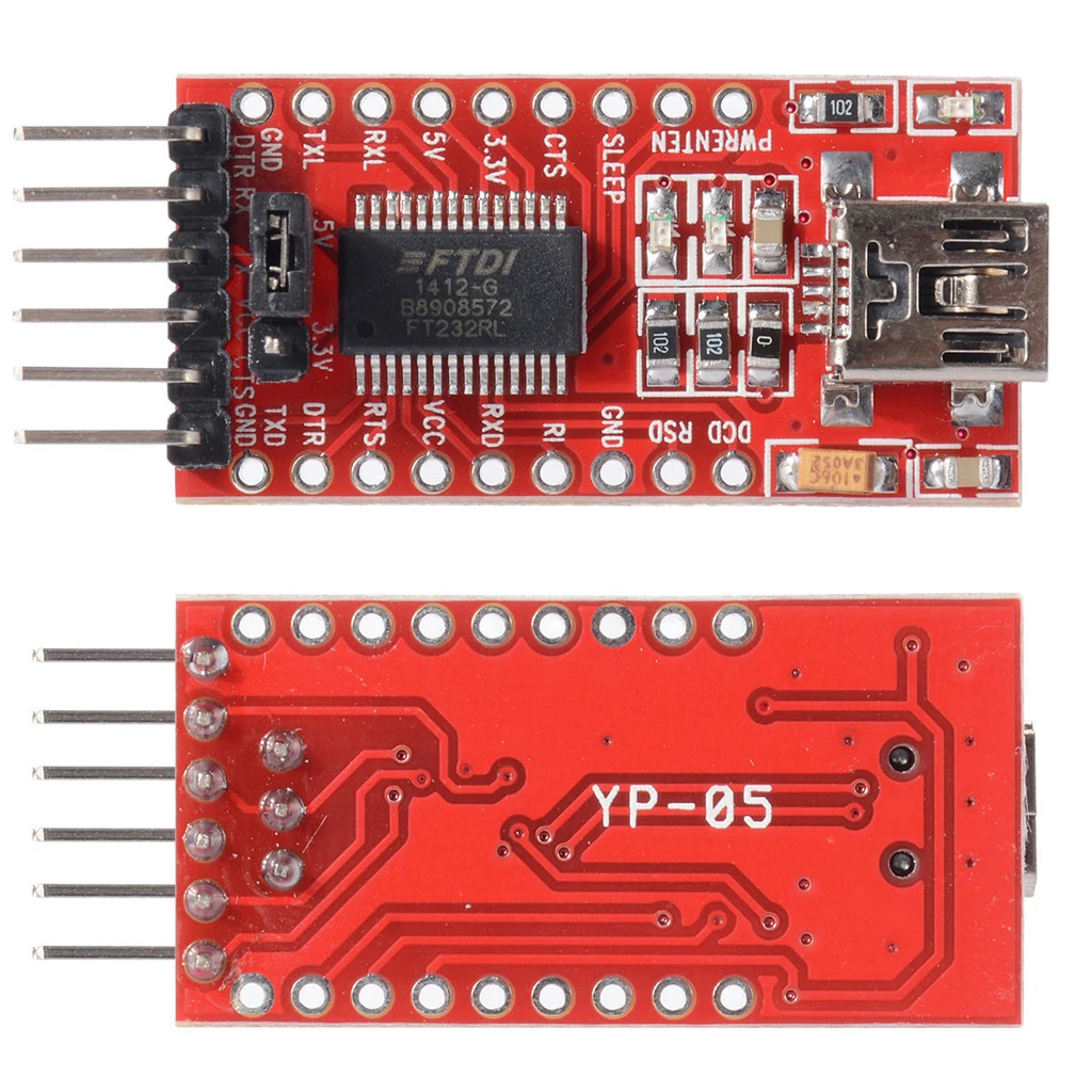 USB to TTL FT232RL FTDI Serial Adapter Converter Module for Arduino 3.3V/ 5V