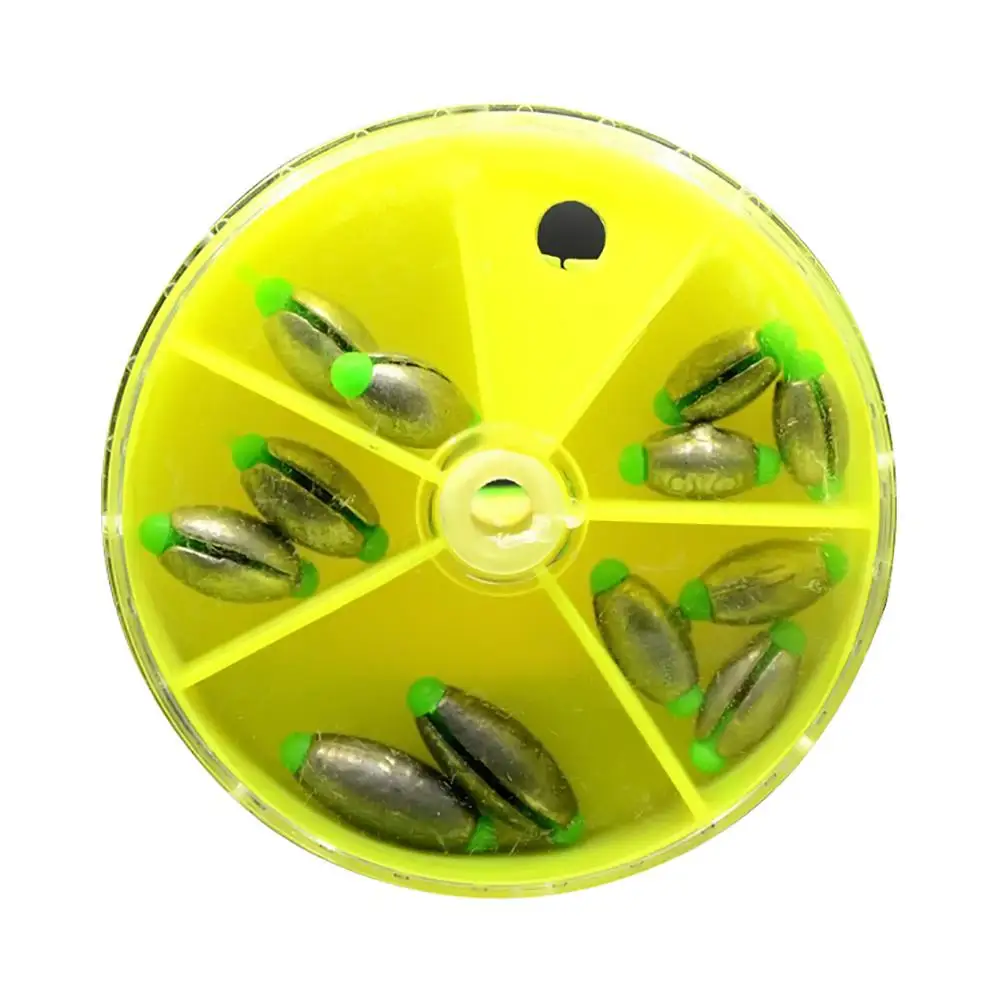 

12PCS Boxed Japanese Style Convenient Fishing Lead Plummets Convenient And Practical! Professional Fishing Tackle Tool