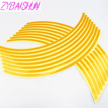 

16 Stripe Tape Reflective 15-18 Inch Rims Stickers for SEAT Ibiza Leon Toledo Arosa Alhambra Exeo FR Supercopa Mii Altea Cordob