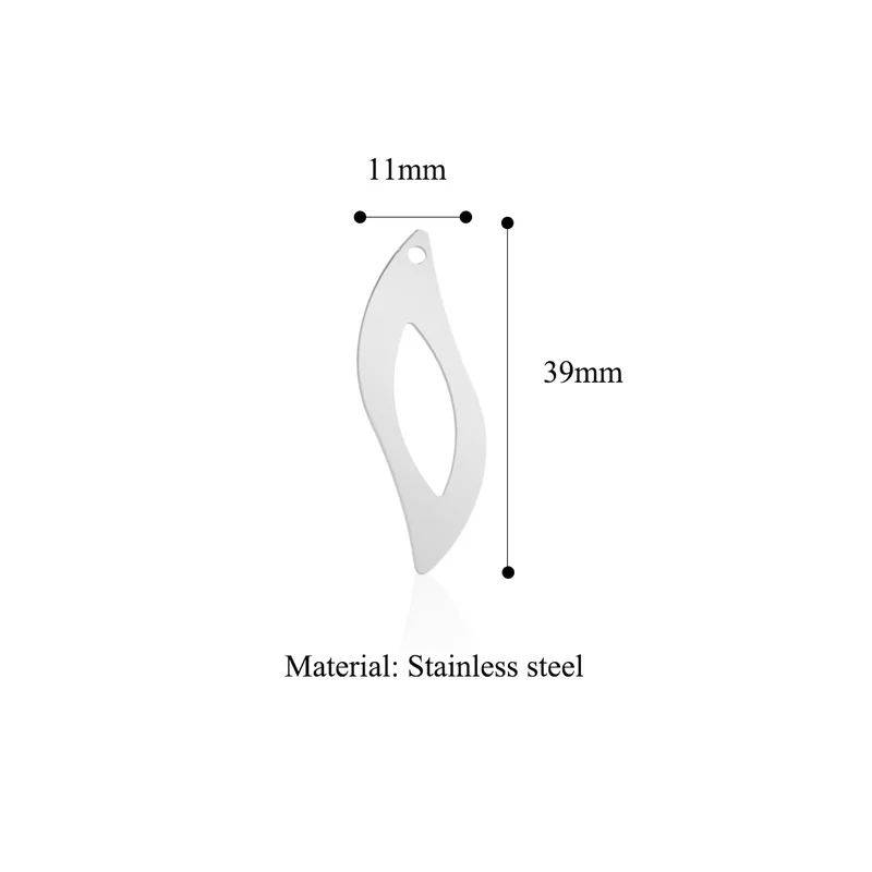Aiovlo, 20 шт., нержавеющая сталь, геометрический соединитель для сережек, ювелирных изделий, браслетов, аксессуары для рукоделия, ручная работа