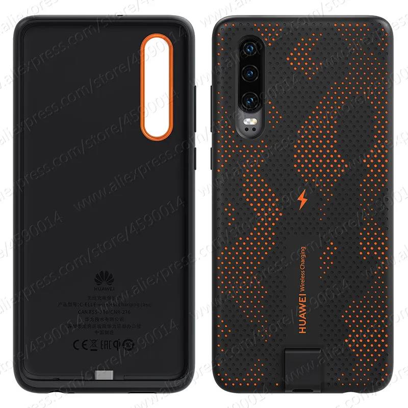 CNR216 UVT Qi 10 Вт HUAWEI P30 беспроводной зарядный чехол Магнитная Задняя крышка поддерживает автомобильное крепление ELE-L09/L29