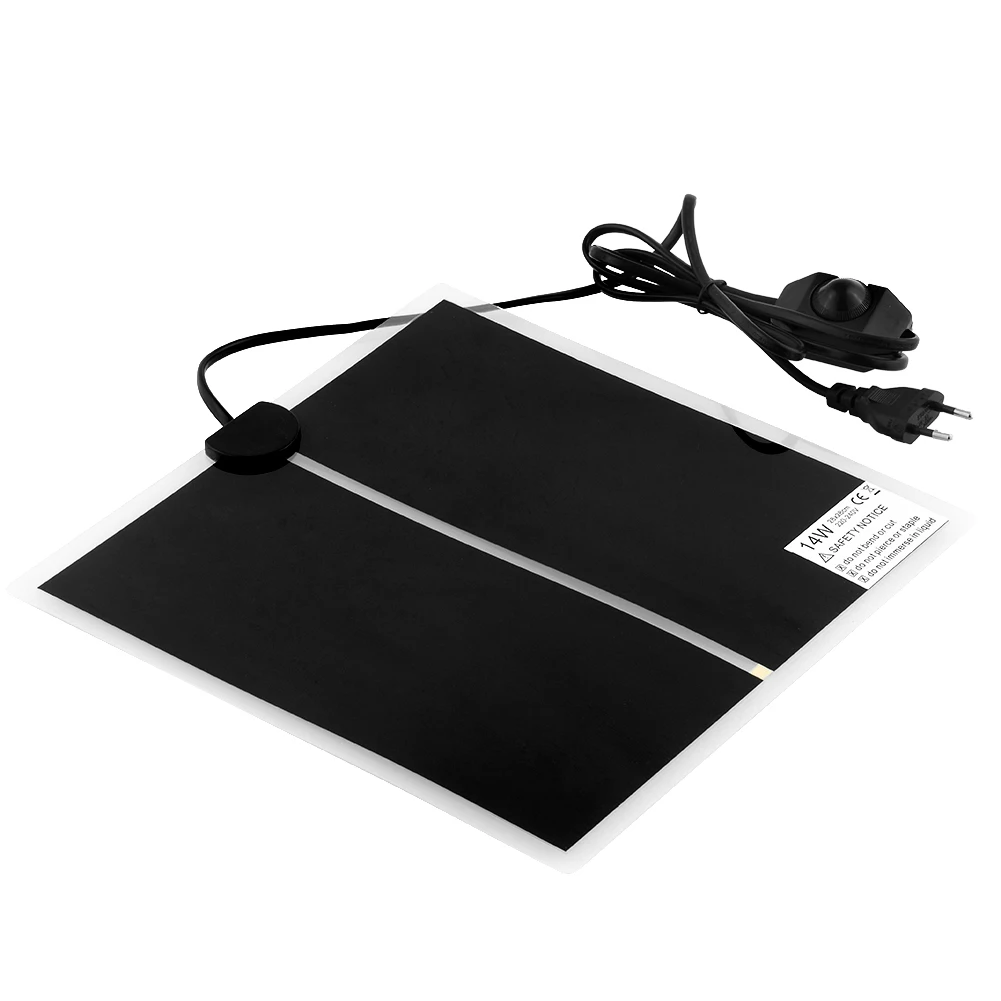 

14w Pet Temperature Reptile Dog Puppy Cat Warm Winter Electric Adjustable Heated Bed Heater Pad Heating Blanket