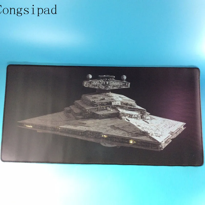 Congsipad Shop Star War Large Game Gaming Mouse Pad 900*400 DIY Picture with Edge Locking Mouse Mat