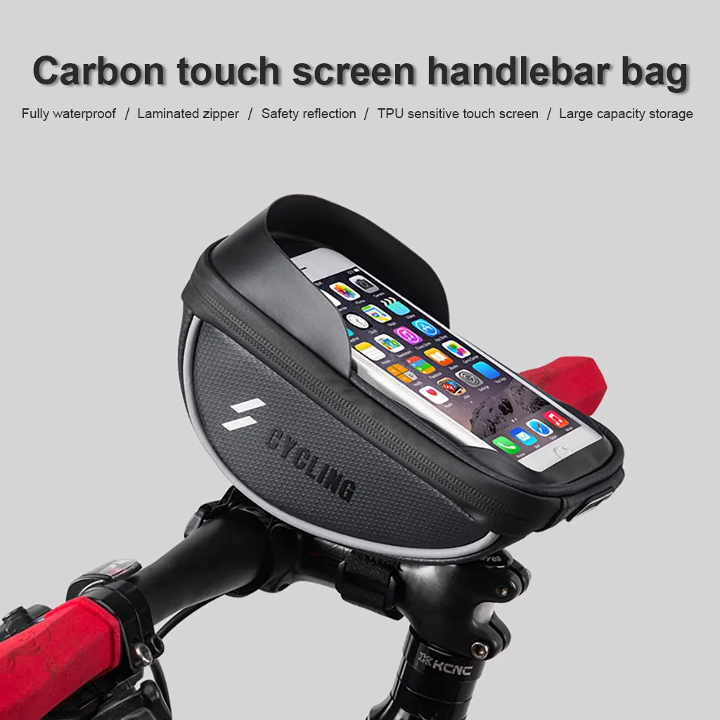 Sale Cycling Bicycle Bike Head Tube Handlebar Cell Mobile Phone Bag Case Holder Case Pannier For in Phone 2 Sale Cycling Bicycle Bike Head Tube Handlebar Cell Mobile Phone Bag Case Holder Case Pannier For in Phone 2