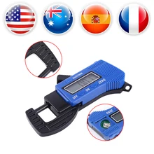 0-12 мм толщина ширина штангенциркуль измеритель толщины цифровой мини покрытие автомобиля измерительный инструмент ЖК-дисплей ручной толщиномер тестер