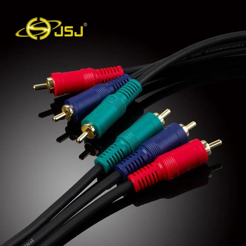  Jsj Hd Tv Via Cavo Video Cavo Component Cavo Component Tre-Colore 3rca Cavo Video 1.5 M-30 M