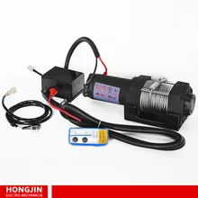 3000lb Electric Winch Wire Recovery Winch Towing Steel Cable Pull Kit 12V DC Permanent Magnet Motor Winch ATV Trailer Truck Car 3000lb heavy duty recovery electric atv utv rope cable winch wireless remote truck boat trailer lifting sling dc 12v
