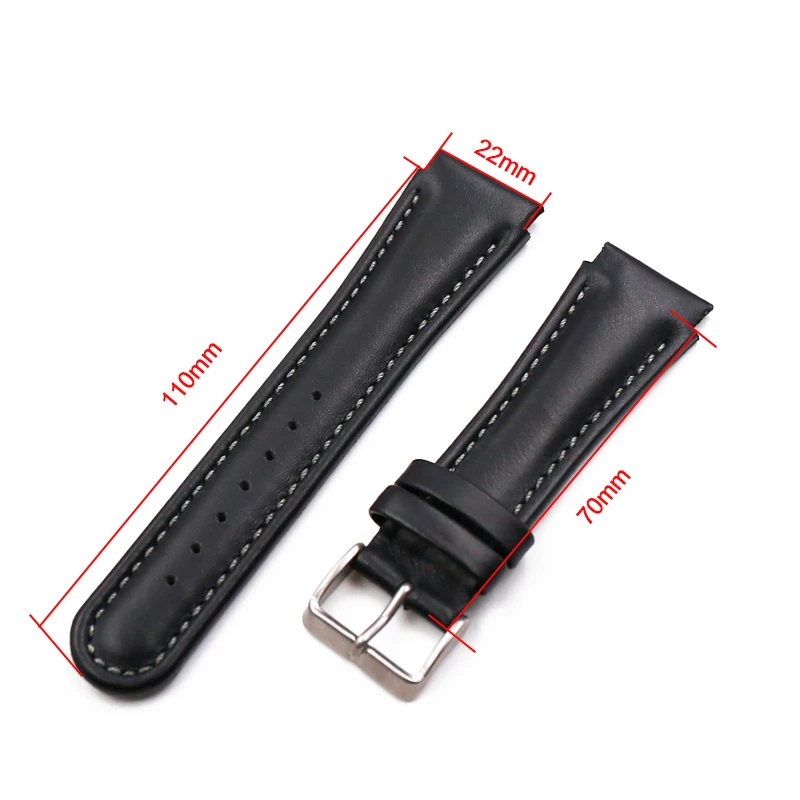 Watch accessories pin buckle leather strap men suitable Suunto X-LANDER Landes Spartan Warrior outdoor sports strap watch band