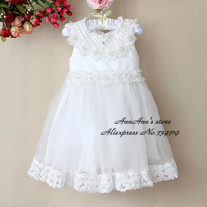 baby dress white colour