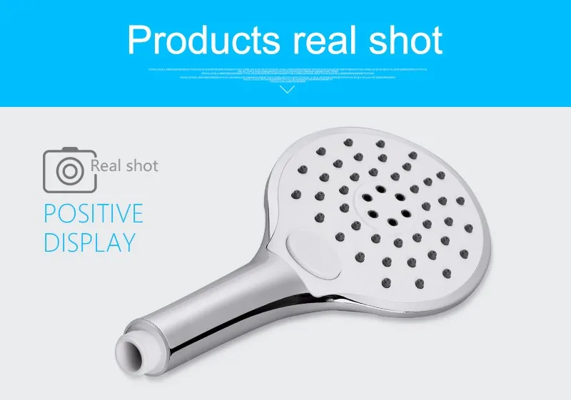 Hand Shower Head,Water Saving Shower Head,3 Function Round Soffione Doccia,Cabeza De Ducha,Multi-function Mist Showering  (10)