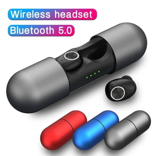 

Mini True TWS Bluetooth 5.0 Earphone Super Bass Wireless Headphones Sport earburd Play 5 hours for iPhone Android mobile phone
