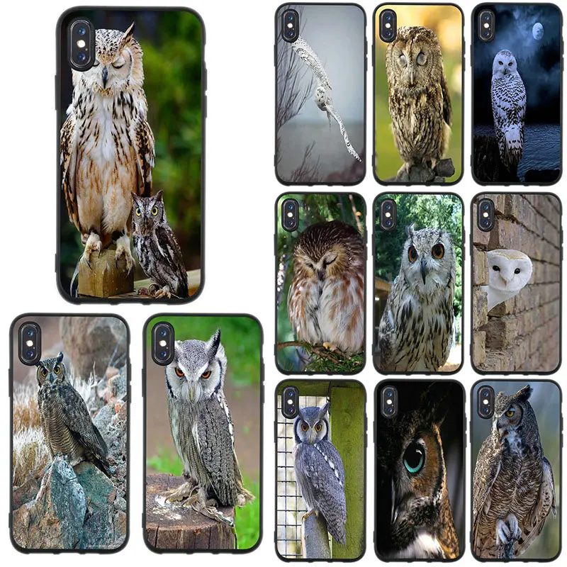 

Soft TPU Silicon Phone Cases for iPhone 6 6S 7 8 Plus 5 5S SE X XR XS Max 4 4S Cover Coque Bags Shell Owl Monroe Putin Stich